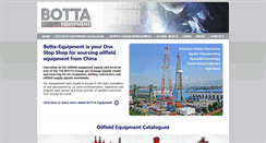 Desktop Screenshot of botta-equipment.com