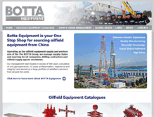 Tablet Screenshot of botta-equipment.com